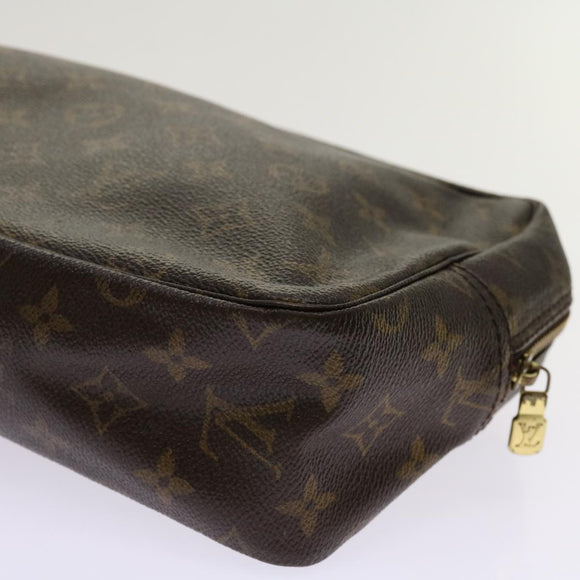 LOUIS VUITTON Monogram Trousse Toilette 28 Clutch Bag M47522 LV Auth 69810