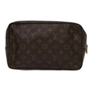LOUIS VUITTON Monogram Trousse Toilette 28 Clutch Bag M47522 LV Auth 69810-2