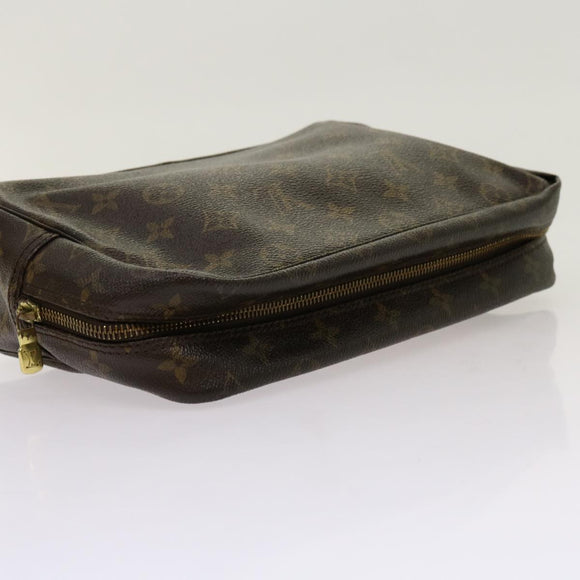 LOUIS VUITTON Monogram Trousse Toilette 28 Clutch Bag M47522 LV Auth 69810