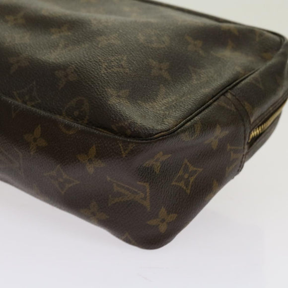 LOUIS VUITTON Monogram Trousse Toilette 28 Clutch Bag M47522 LV Auth 69810