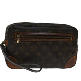LOUIS VUITTON Monogram Marly Dragonne GM Clutch Bag M51825 LV Auth 69816