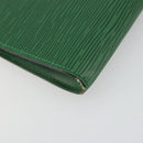 LOUIS VUITTON Epi Pochette Accessoires Etui Groen M52984 LV Auth 69826-15