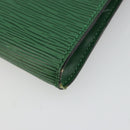 LOUIS VUITTON Epi Pochette Accessoires Etui Groen M52984 LV Auth 69826-16