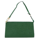LOUIS VUITTON Epi Pochette Accessoires Etui Groen M52984 LV Auth 69826-13