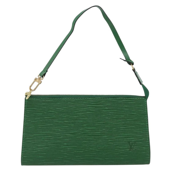 LOUIS VUITTON Epi Pochette Accessoires Etui Groen M52984 LV Auth 69826