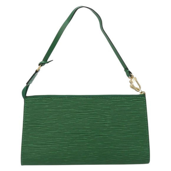 LOUIS VUITTON Epi Pochette Accessoires Etui Groen M52984 LV Auth 69826