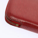 LOUIS VUITTON Epi Agenda Geode Wallet Red M63877 LV Auth 69833-15