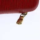LOUIS VUITTON Epi Agenda Geode Wallet Red M63877 LV Auth 69833-17