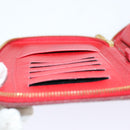 LOUIS VUITTON Epi Agenda Geode Wallet Red M63877 LV Auth 69833-21