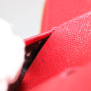 LOUIS VUITTON Epi Agenda Geode Wallet Red M63877 LV Auth 69833-22