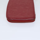 LOUIS VUITTON Epi Agenda Geode Wallet Red M63877 LV Auth 69833-4