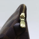 LOUIS VUITTON Damier Ebene Pochette Cosmetic PM Pouch N47516 LV Auth 69835-8