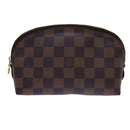 LOUIS VUITTON Damier Ebene Pochette Cosmetic PM Pouch N47516 LV Auth 69835-13