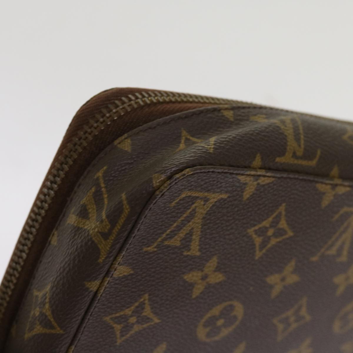 LOUIS VUITTON Monogram Pochette Monte Carlo Jewelry Box M47350 LV Auth 69840