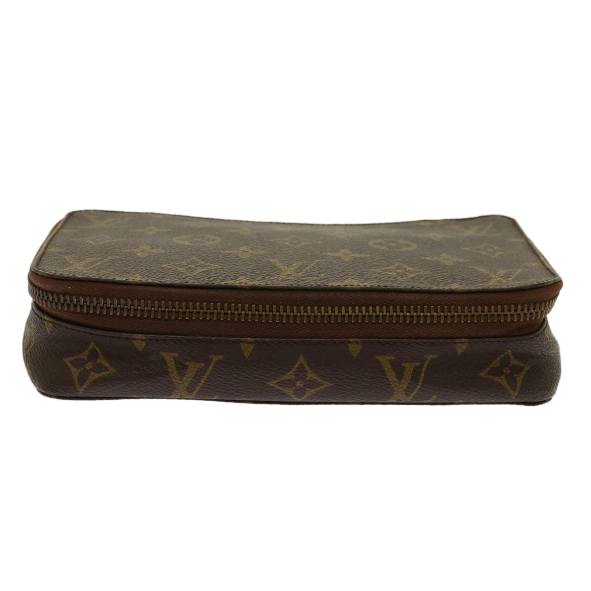 LOUIS VUITTON Monogram Pochette Monte Carlo Jewelry Box M47350 LV Auth 69840