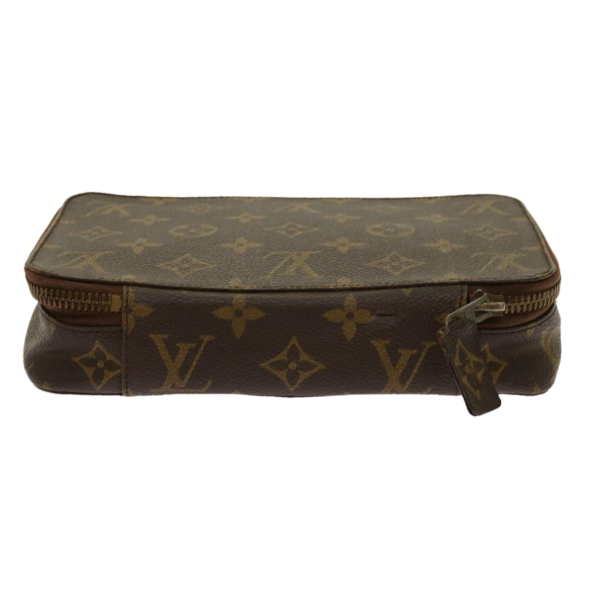 LOUIS VUITTON Monogram Pochette Monte Carlo Jewelry Box M47350 LV Auth 69840 - 0