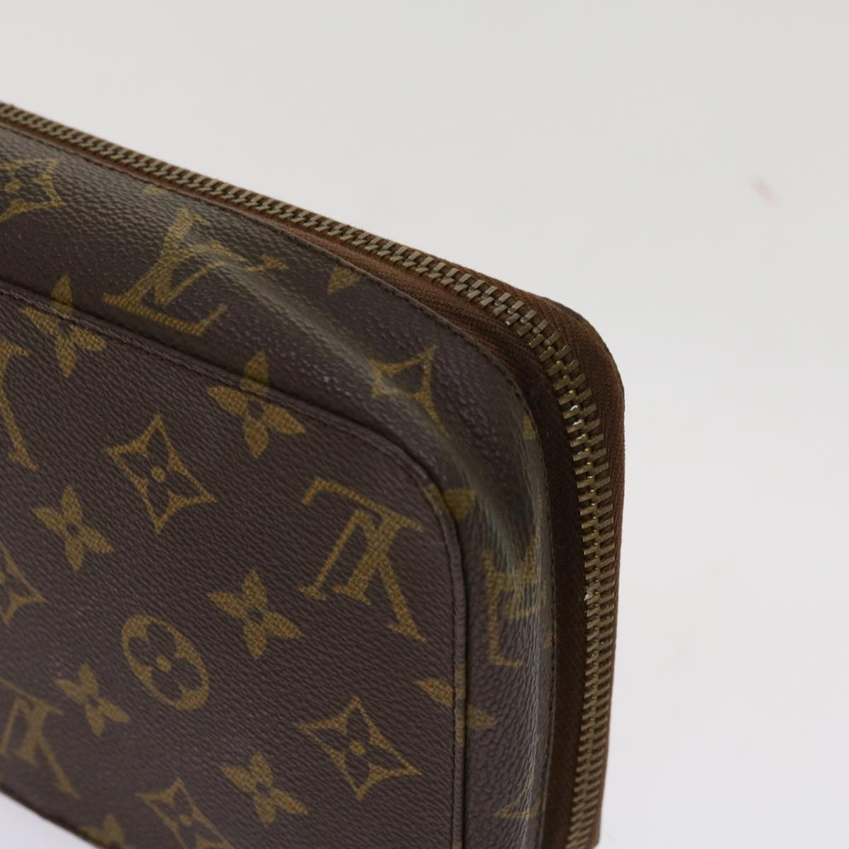 LOUIS VUITTON Monogram Pochette Monte Carlo Jewelry Box M47350 LV Auth 69840