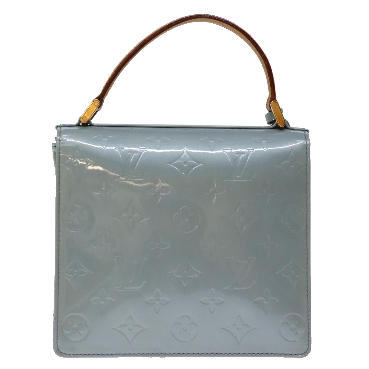 LOUIS VUITTON Monogram Vernis Spring Street Hand Bag Lavande M91216 Auth 69847