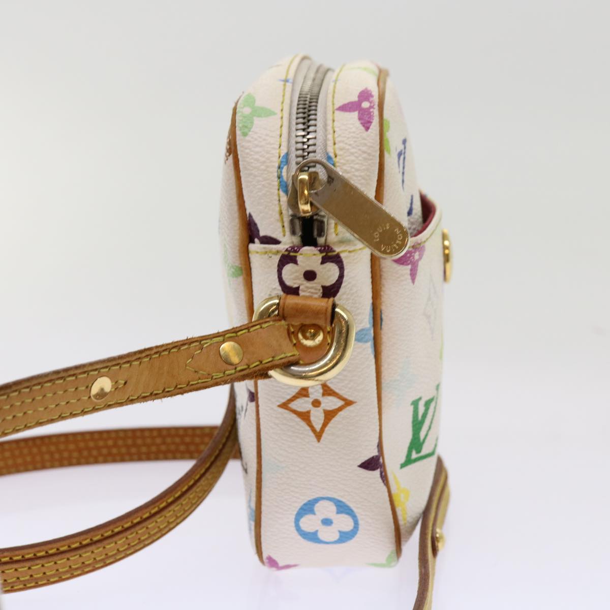 LOUIS VUITTON Monogram Multicolor lift Shoulder Bag White M40055 LV Auth 69850