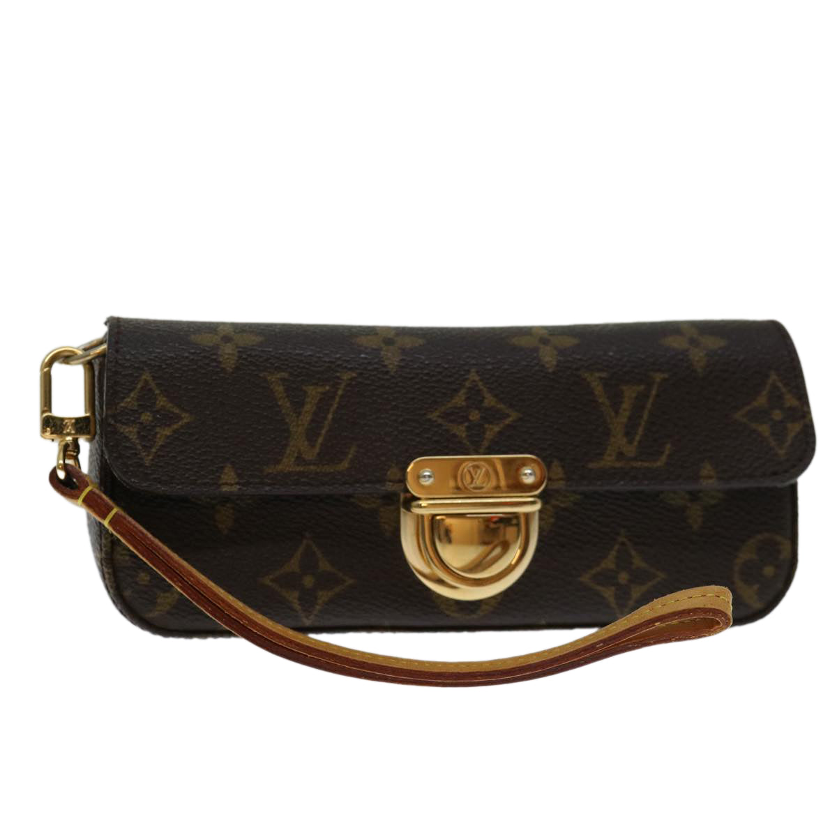 LOUIS VUITTON Monogram Pochette lagoon Glasses Case M60008 LV Auth 69851