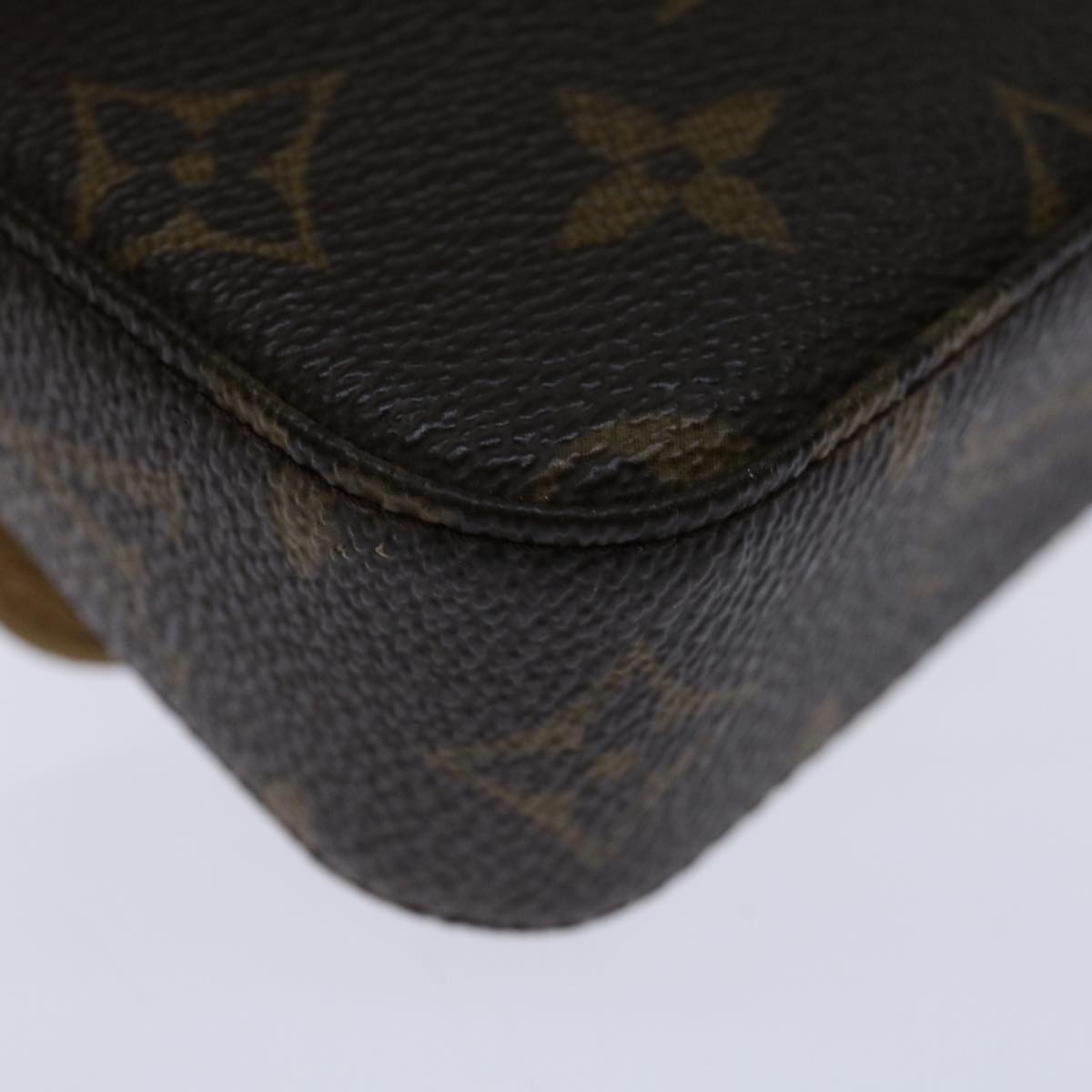 LOUIS VUITTON Monogram Pochette lagoon Glasses Case M60008 LV Auth 69851