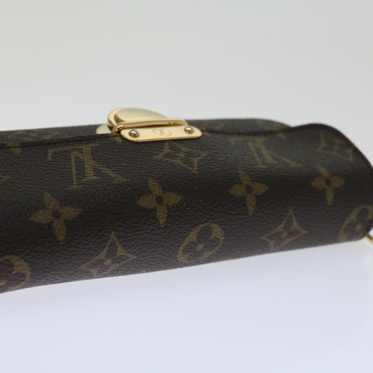 LOUIS VUITTON Monogram Pochette lagoon Glasses Case M60008 LV Auth 69851