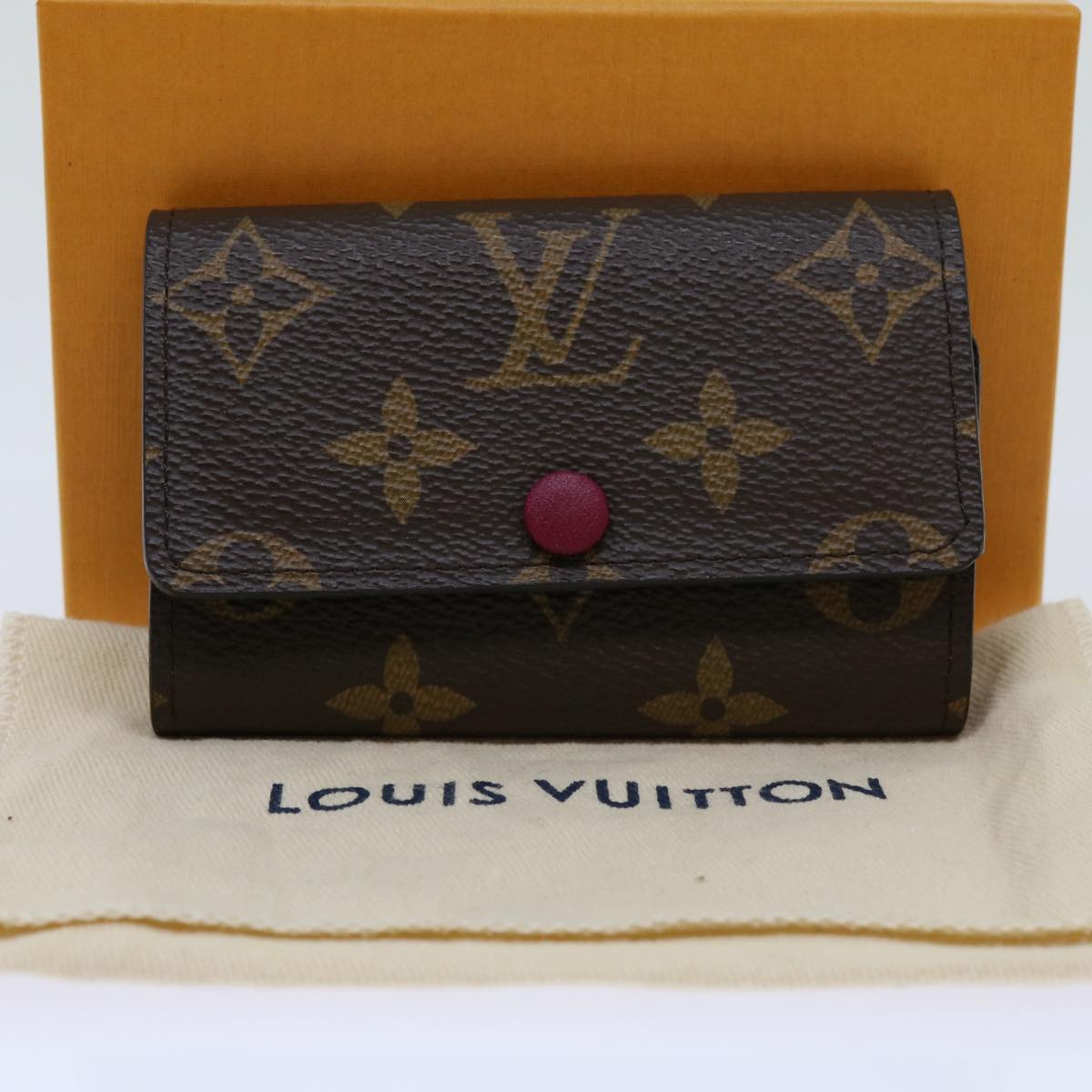 LOUIS VUITTON Monogram Multicles 6 Key Case Fuchsia M60701 LV Auth 69852A