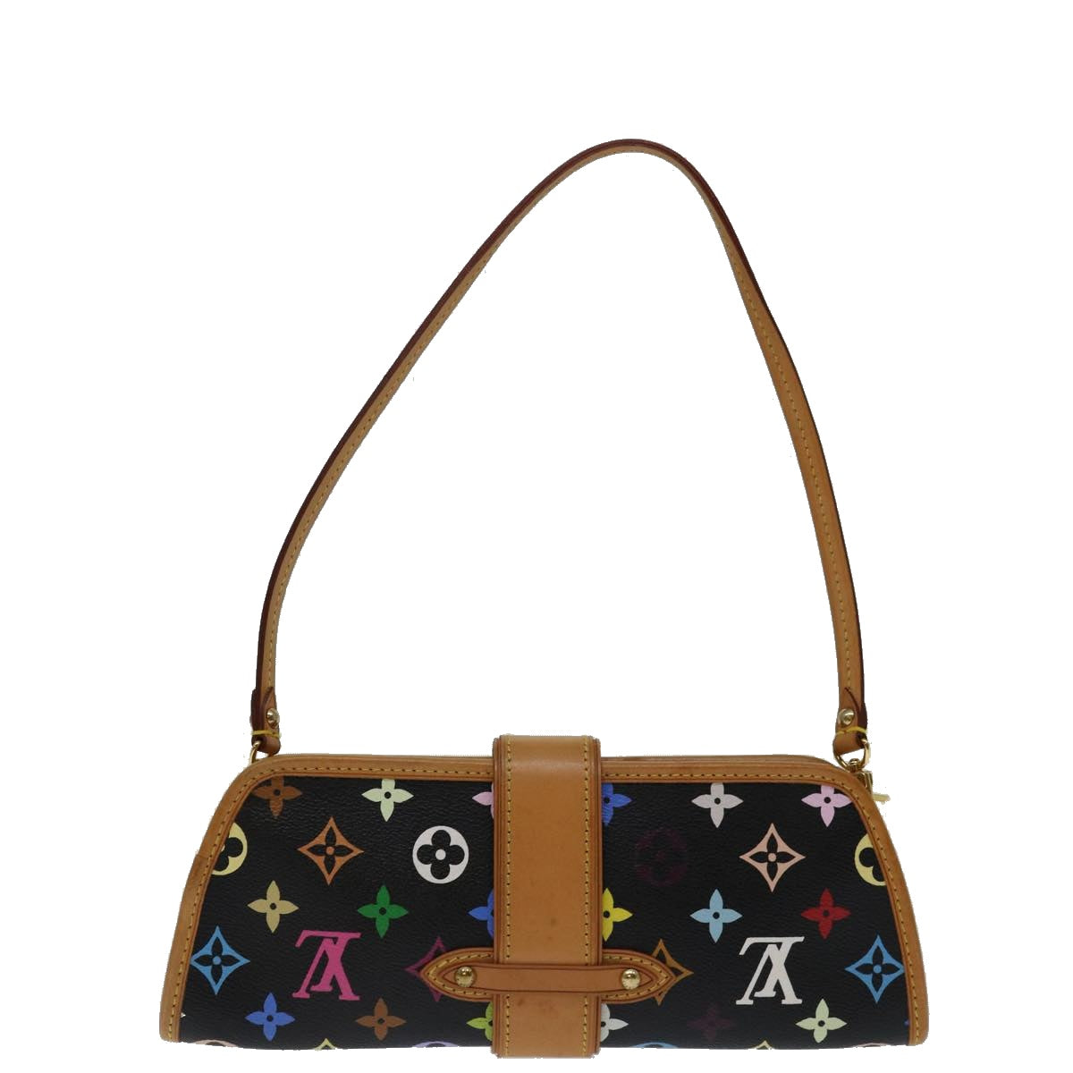 LOUIS VUITTON Monogram Multicolor Shirley Shoulder Bag Black M40050 Auth 69858A - 0