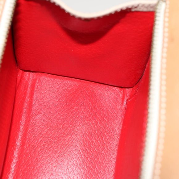 CELINE Hand Bag Leather 2way Beige Auth 69861