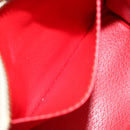 CELINE Hand Bag Leather 2way Beige Auth 69861-19