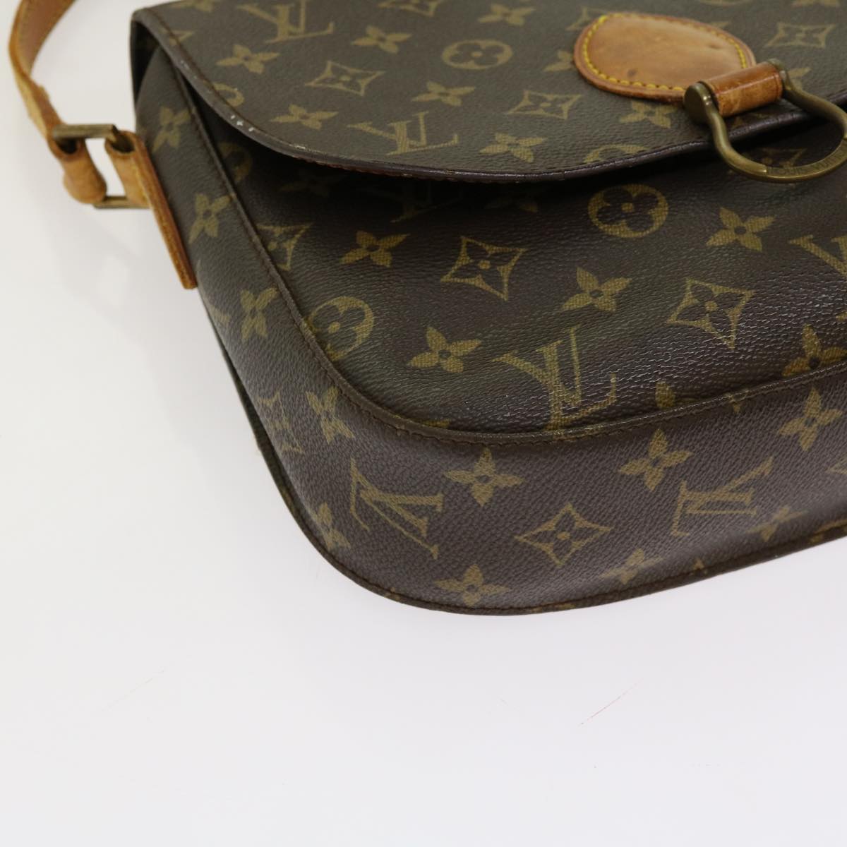 LOUIS VUITTON Monogram Saint Cloud GM Shoulder Bag M51242 LV Auth 69869