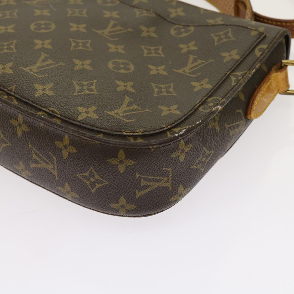 LOUIS VUITTON Monogram Saint Cloud GM Shoulder Bag M51242 LV Auth 69869