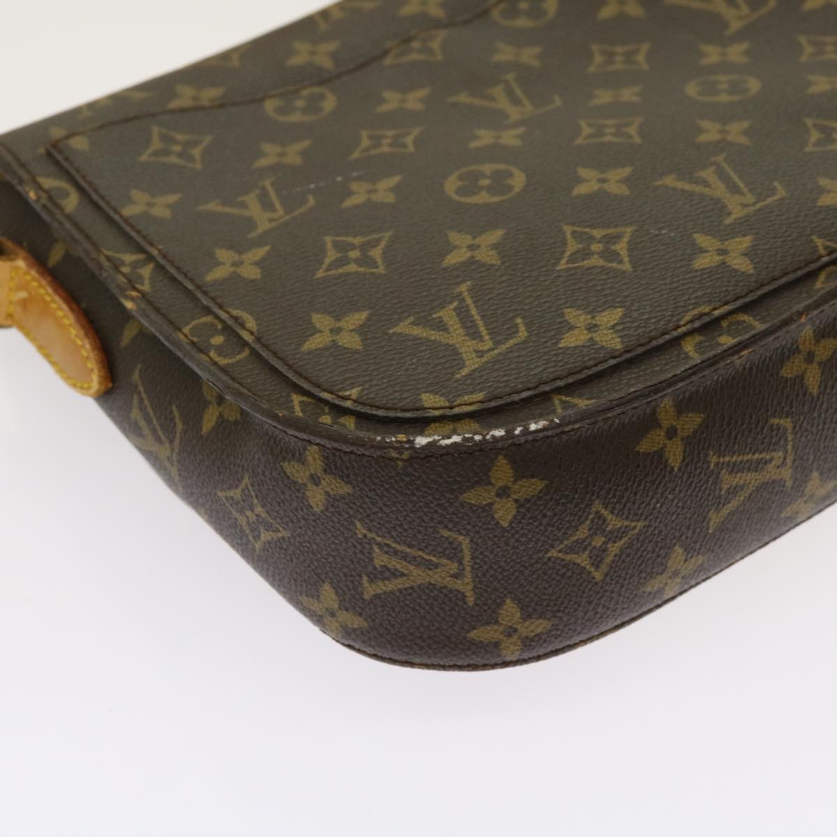 LOUIS VUITTON Monogram Saint Cloud GM Shoulder Bag M51242 LV Auth 69869