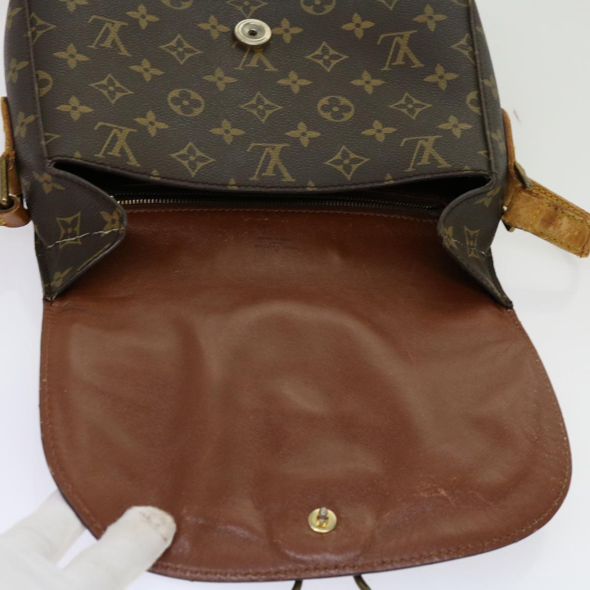 LOUIS VUITTON Monogram Saint Cloud GM Shoulder Bag M51242 LV Auth 69869