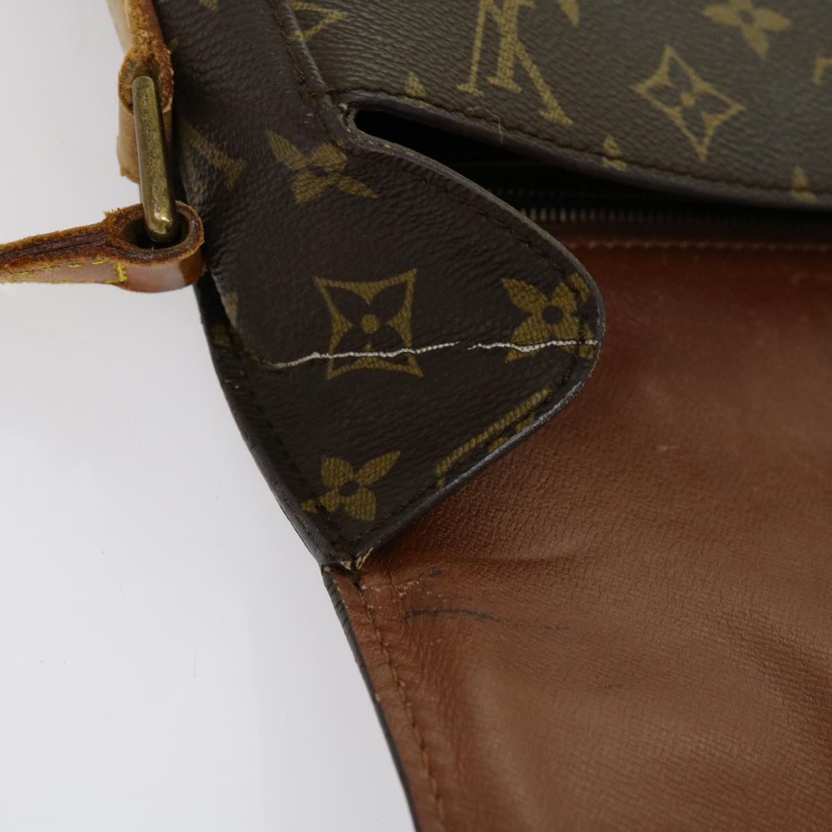 LOUIS VUITTON Monogram Saint Cloud GM Shoulder Bag M51242 LV Auth 69869