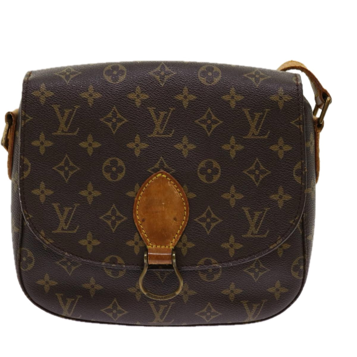 LOUIS VUITTON Monogram Saint Cloud GM Shoulder Bag M51242 LV Auth 69869