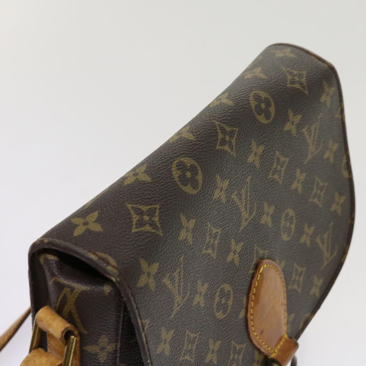 LOUIS VUITTON Monogram Saint Cloud GM Shoulder Bag M51242 LV Auth 69869