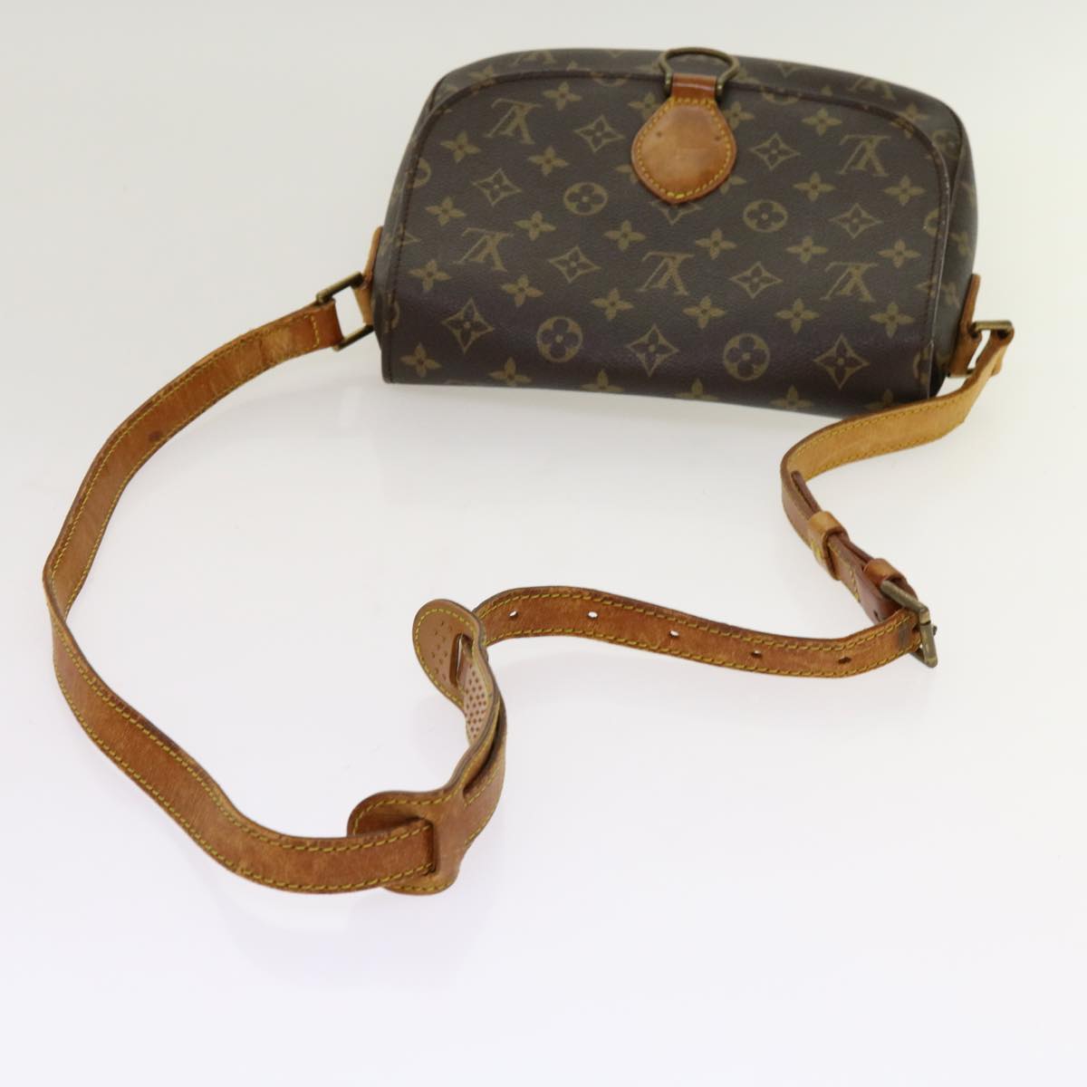 LOUIS VUITTON Monogram Saint Cloud GM Shoulder Bag M51242 LV Auth 69869