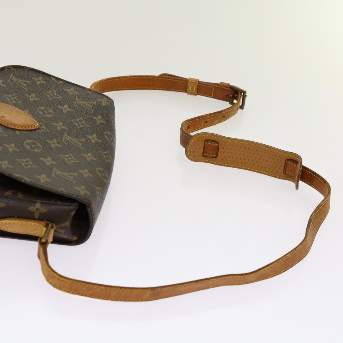 LOUIS VUITTON Monogram Saint Cloud GM Shoulder Bag M51242 LV Auth 69869