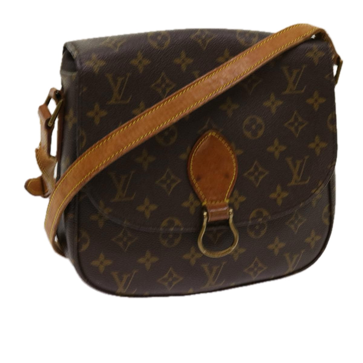 LOUIS VUITTON Monogram Saint Cloud GM Shoulder Bag M51242 LV Auth 69870