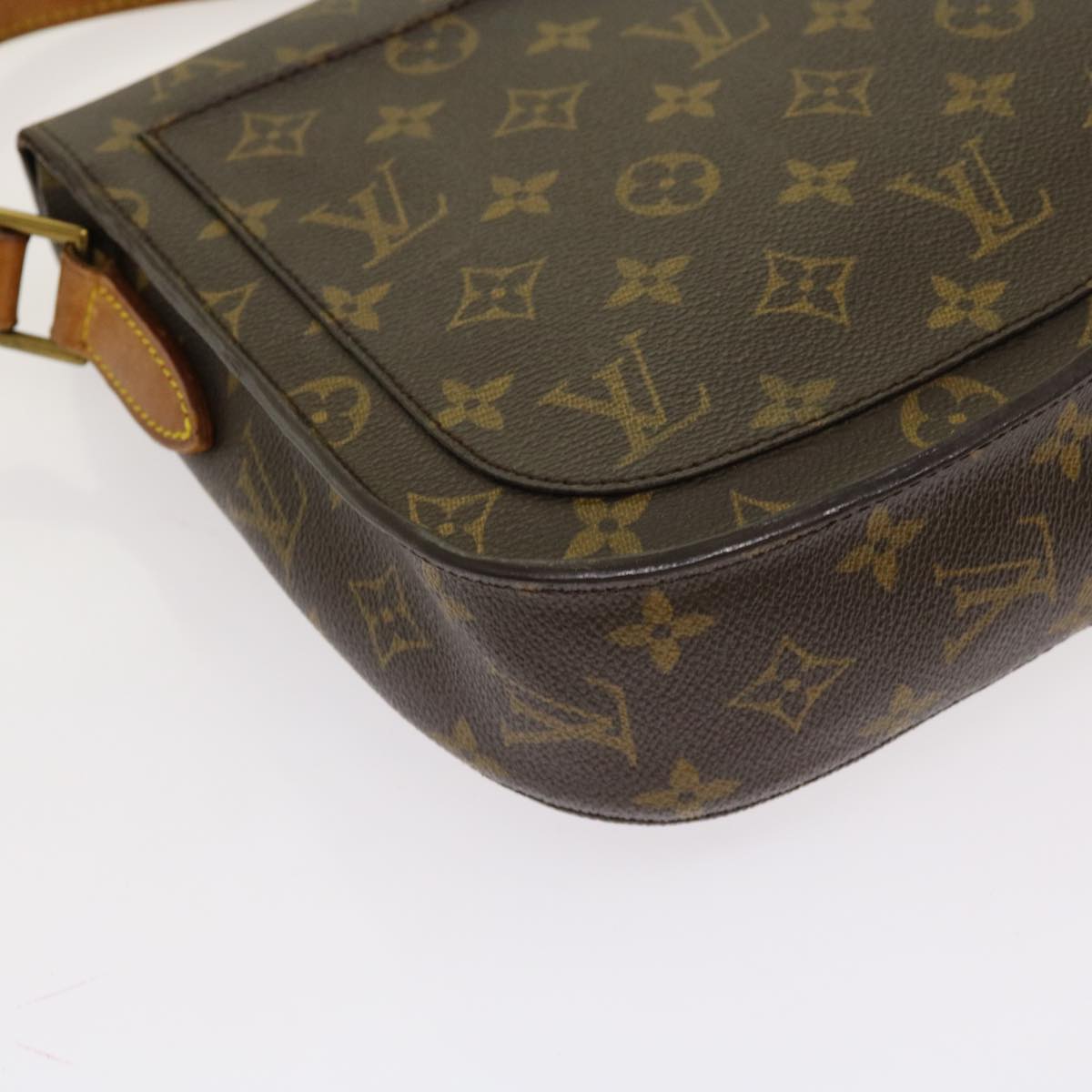 LOUIS VUITTON Monogram Saint Cloud GM Shoulder Bag M51242 LV Auth 69870