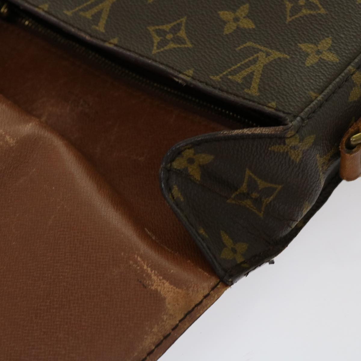 LOUIS VUITTON Monogram Saint Cloud GM Shoulder Bag M51242 LV Auth 69870