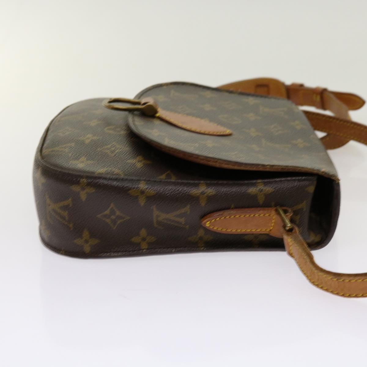 LOUIS VUITTON Monogram Saint Cloud GM Shoulder Bag M51242 LV Auth 69870