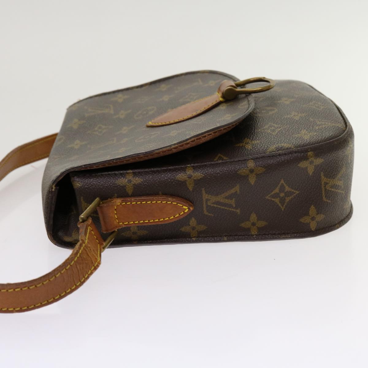 LOUIS VUITTON Monogram Saint Cloud GM Shoulder Bag M51242 LV Auth 69870