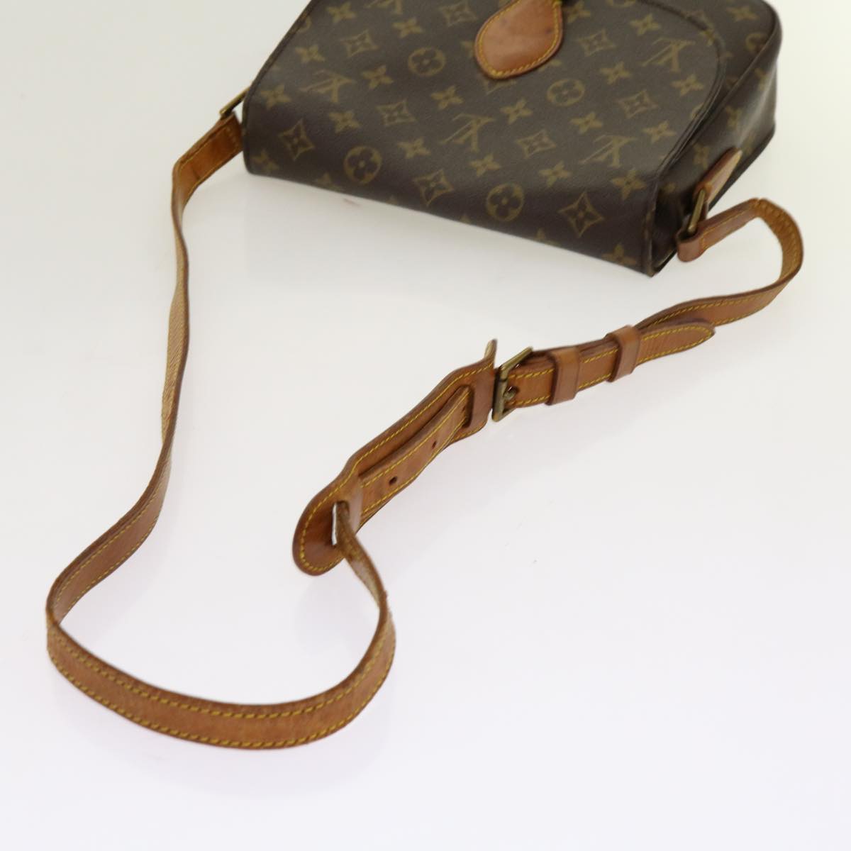 LOUIS VUITTON Monogram Saint Cloud GM Shoulder Bag M51242 LV Auth 69870