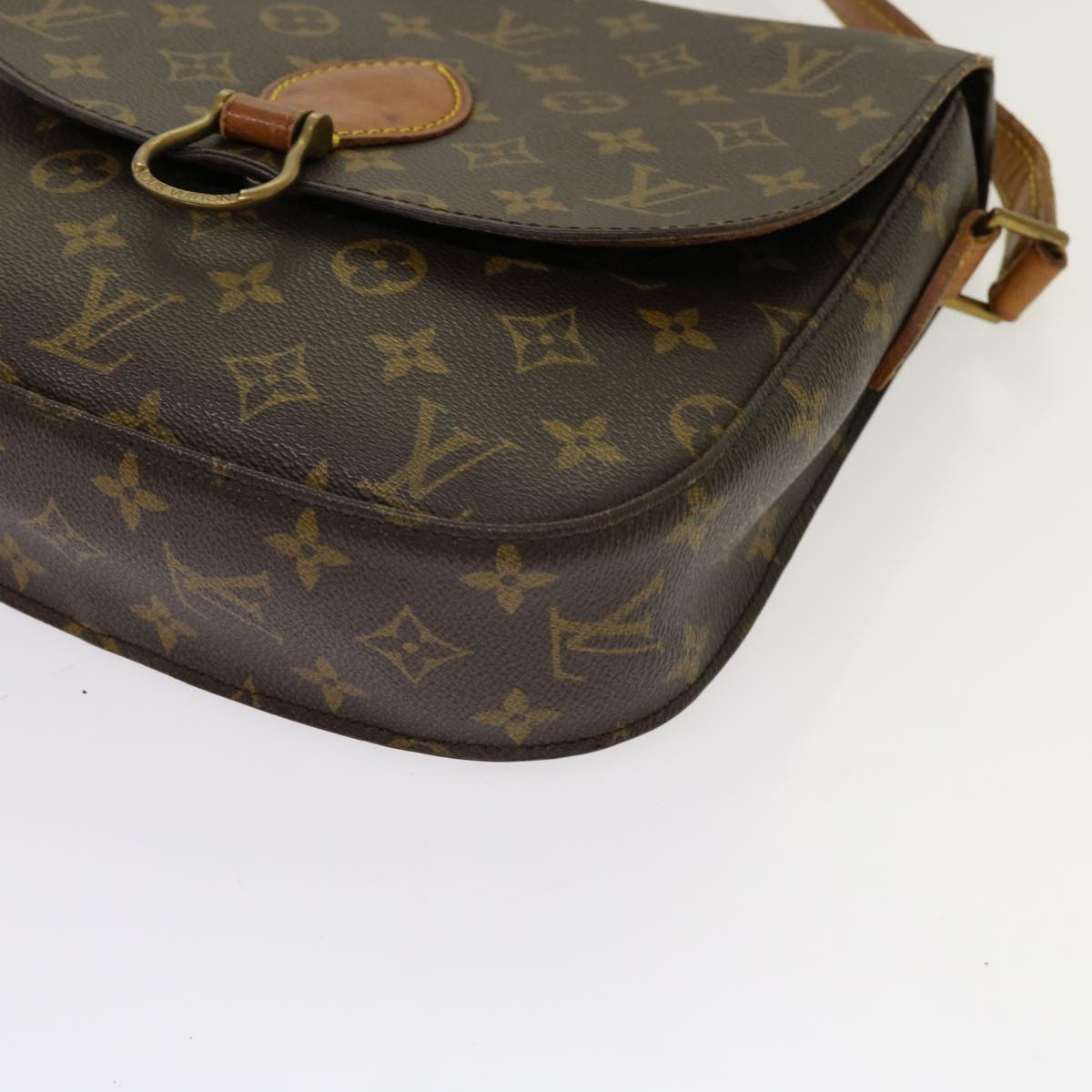 LOUIS VUITTON Monogram Saint Cloud GM Shoulder Bag M51242 LV Auth 69870