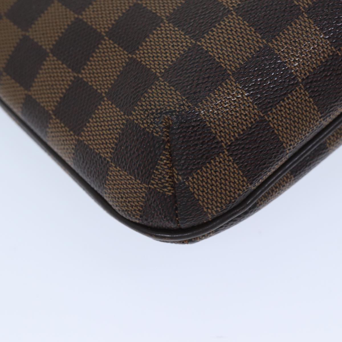 LOUIS VUITTON Damier Ebene Musette Tango Shoulder Bag N51301 LV Auth 69876