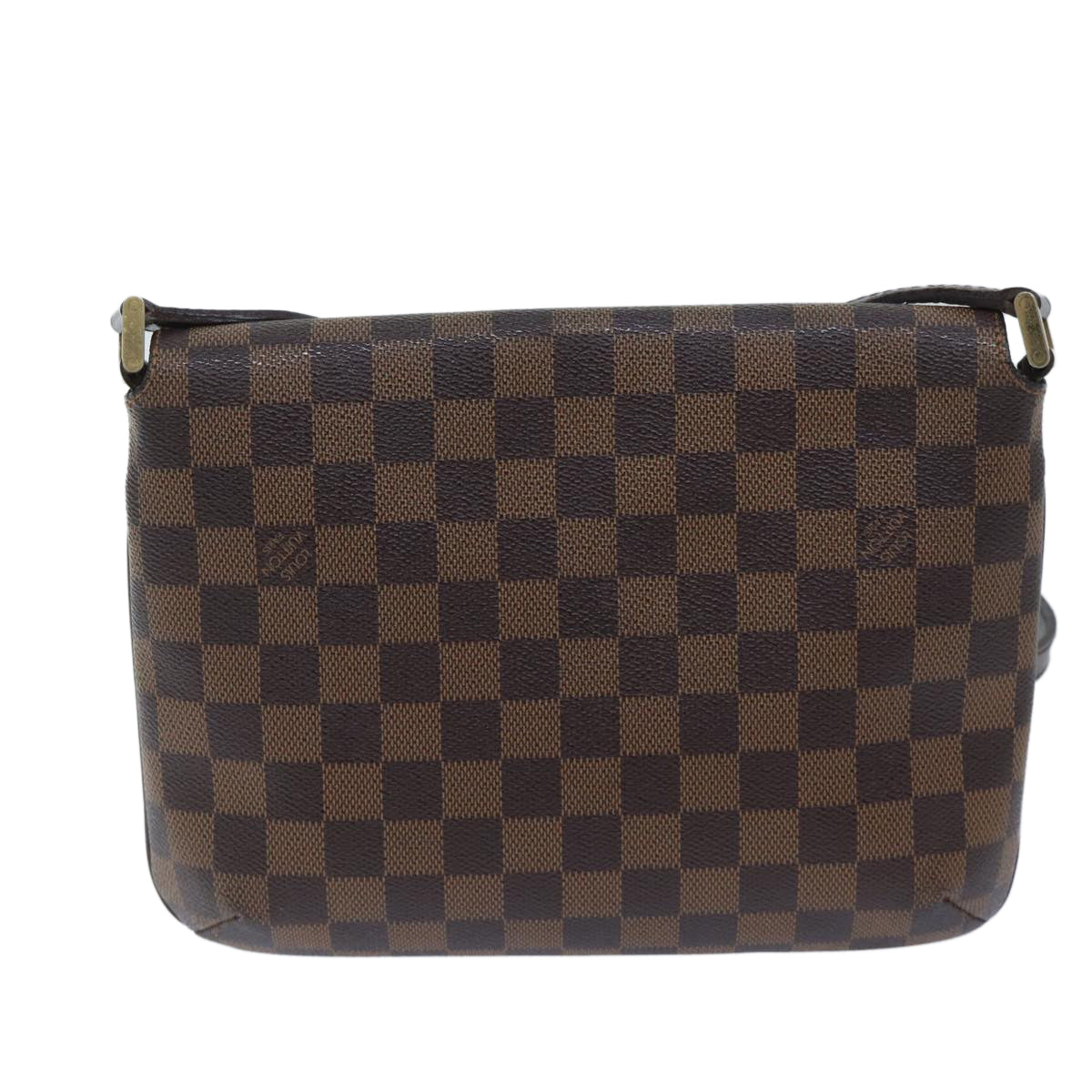 LOUIS VUITTON Damier Ebene Musette Tango Shoulder Bag N51301 LV Auth 69876 - 0