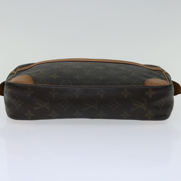LOUIS VUITTON Monogram Compiegne 28 Clutch Bag M51845 LV Auth 69877