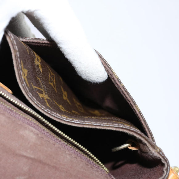 LOUIS VUITTON Monogram Menilmontant PM Shoulder Bag M40474 LV Auth 69878